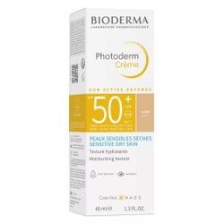 Bioderma Photoderm Creme SPF50+ Солнцезащитный тональный крем, светлый оттенок, 40 мл