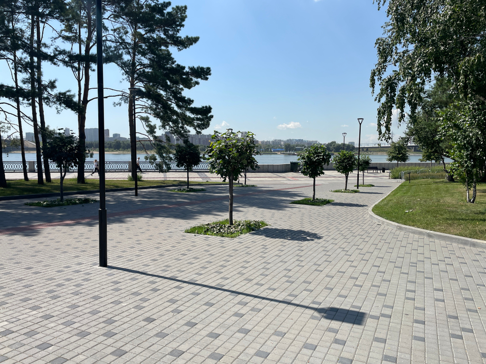 Тротуарная плитка ВАН, форма Квадрат 100*100, h=60мм