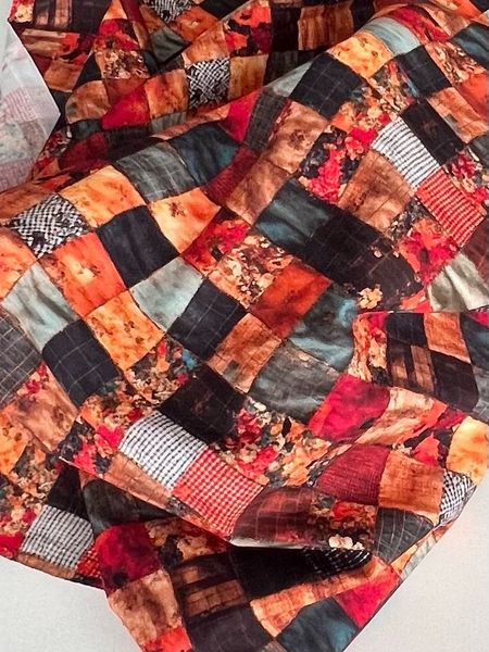 КВАДРАТНЫЕ ЛОСКУТЫ С ВИЗУАЛЬНЫМ ЭФФЕКТОМ ЗАМЯТОСТИ - 100% хлопок 5