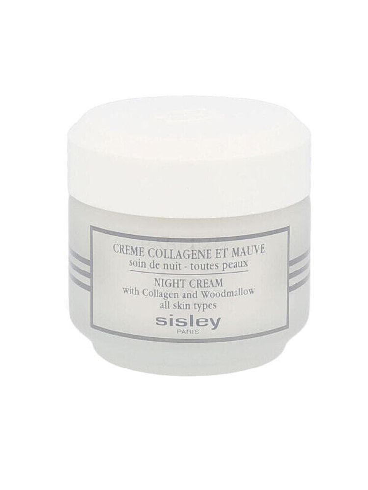 Увлажнение и питание Sisley Night Cream With Collagen And Woodmallow 50 ml nachtcreme Feine Linien &amp; Falten für Frauen