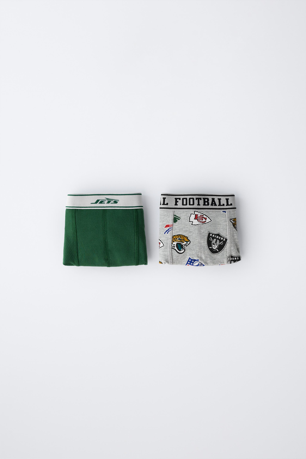 ZARA НАБОР ИЗ ДВУХ БОКСЕРОВ NFL © OUTER STUFF, РАЗНОЦВЕТНЫЙ