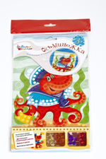 Аппликация из пайеток. Осьминожка (Т-Ц)