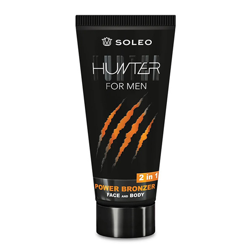 Мужской активный крем-автобронзатор для загара Soleo Wild Tan Hunter 125мл