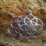 Серьги СЕМЯ ЖИЗНИ, серебро