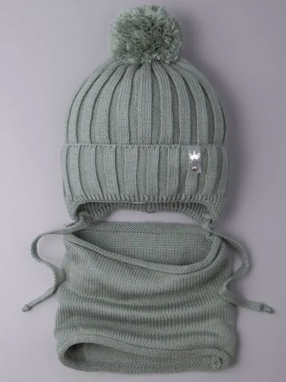 Шапка для девочек осенняя и снуд