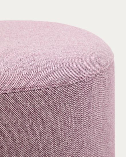 Пуф Kaeli фиолетовый со съемным чехлом Ø60 см