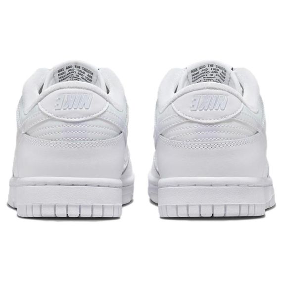 NIKE Dunk Кроссовки для скейтбординга Низкие Белые Женские