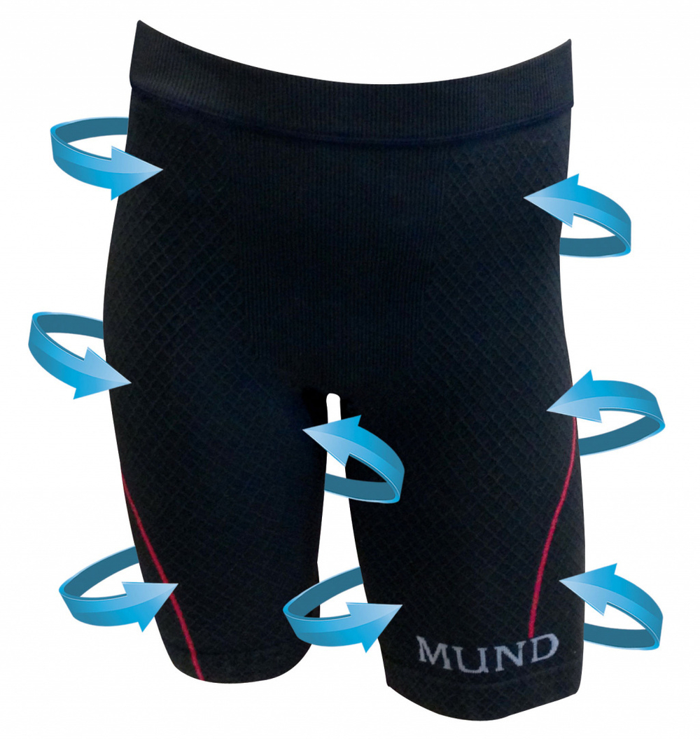 носки MUND, 342  Malla Winter Compression шорты, цвет чёрный (M)