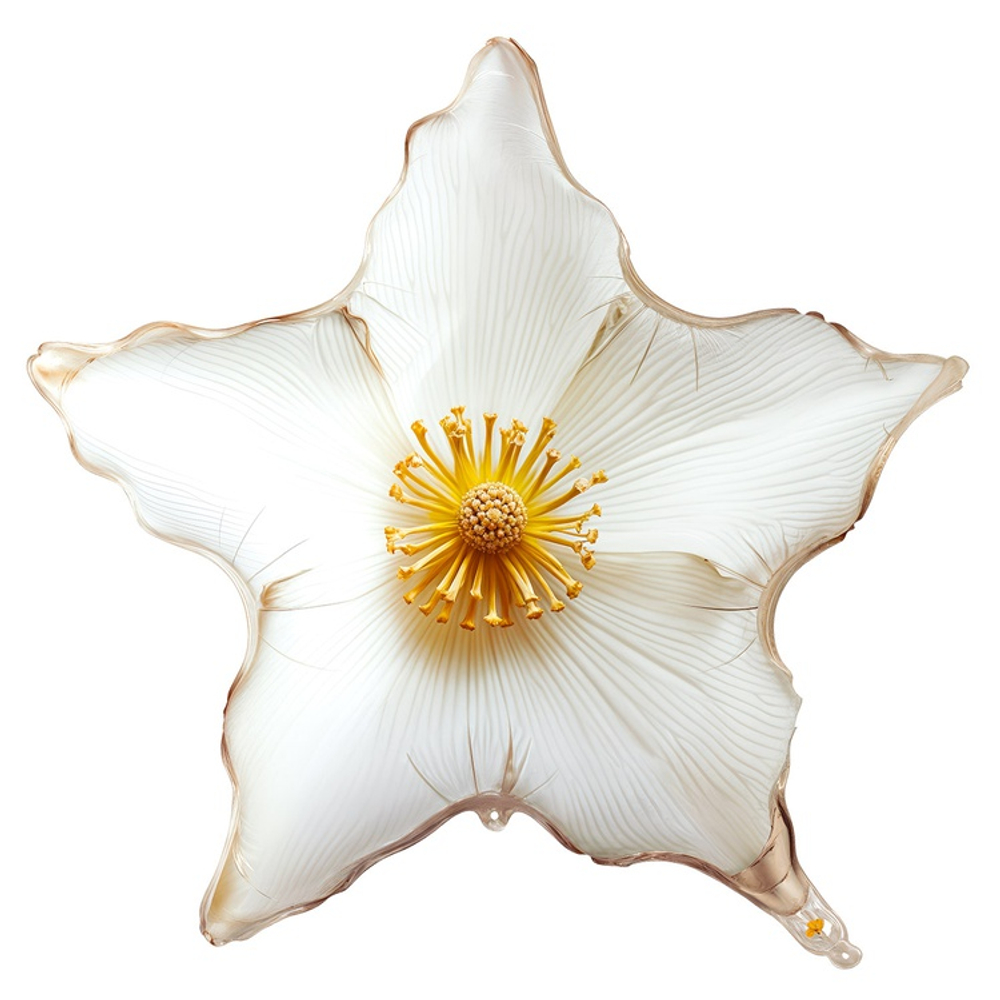 Фигура "Гламурный белый цветок"