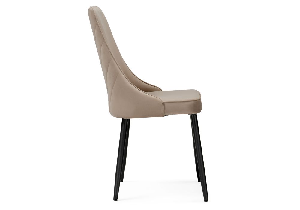 Стул на металлокаркасе Лорд бежевый / черный