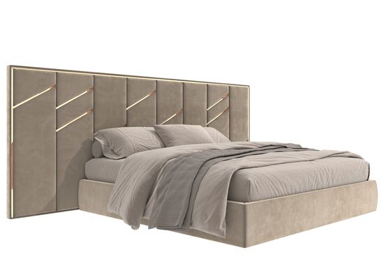 Кровать Мариотти с широким изголовьем
