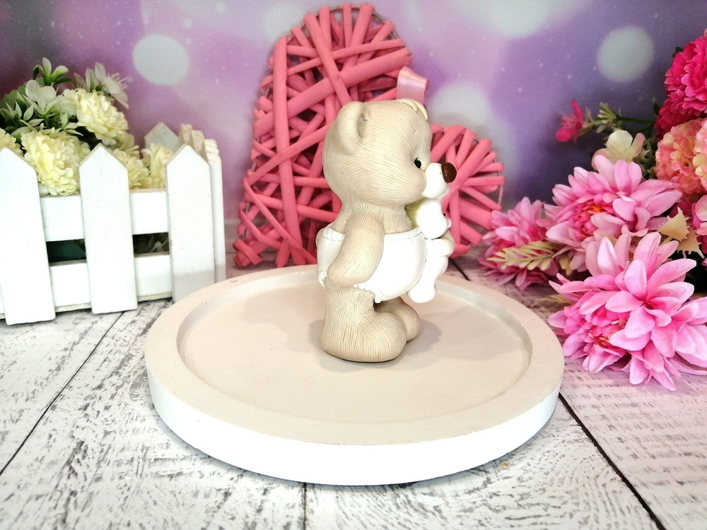 Силиконовая форма Малыш Мишка с зайкой