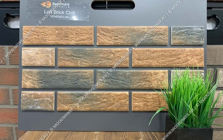 BestPoint Loft brick, Chili, 245x65x8,5 - Клинкерная плитка для фасада и внутренней отделки