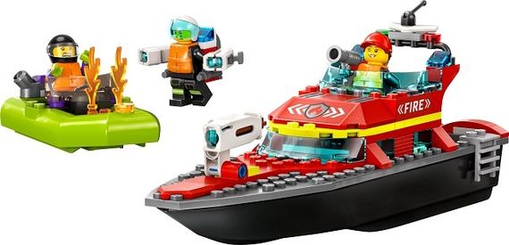 Lego konstruktor City 60373 Fire Rescue Boat