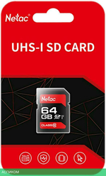 Карта памяти Netac P600 Standard SD 64GB (NT02P600STN-064G-R)