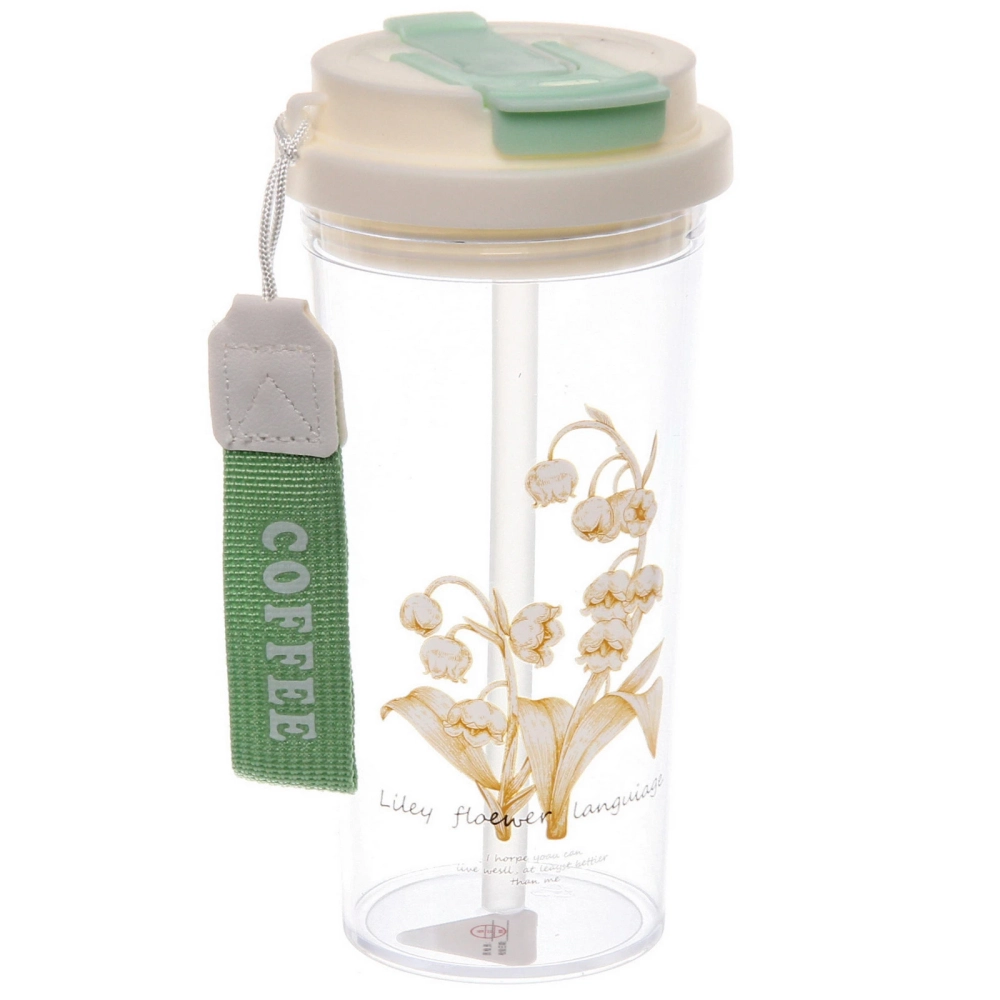 Бутылка питьевая пластиковая 500мл «Ландыши», микс цветов