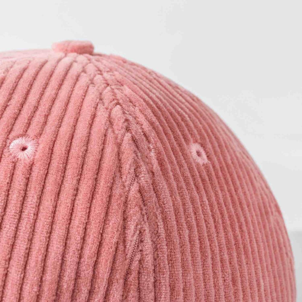 Кепка Ymkashix Velvet Face Flower пыльно-розовая