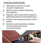 Герметик TYTAN Professional битумно-каучуковый для кровли, черный, 310 ml