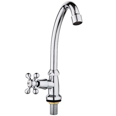 Смеситель для кухни, РМС, с кран-буксой, для одного типа воды, хром, SL79-269F-4