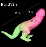 Фаллоимитатор Членозавр светящийся в темноте 31 см