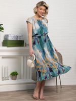 Костюм с юбкой Вайнона (зеленый) К15119-10М LT Collection