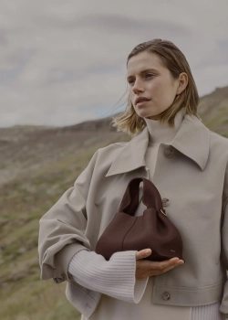 POLENE СУМКА NUMERO NEUF MINI, КОРИЧНЕВЫЙ