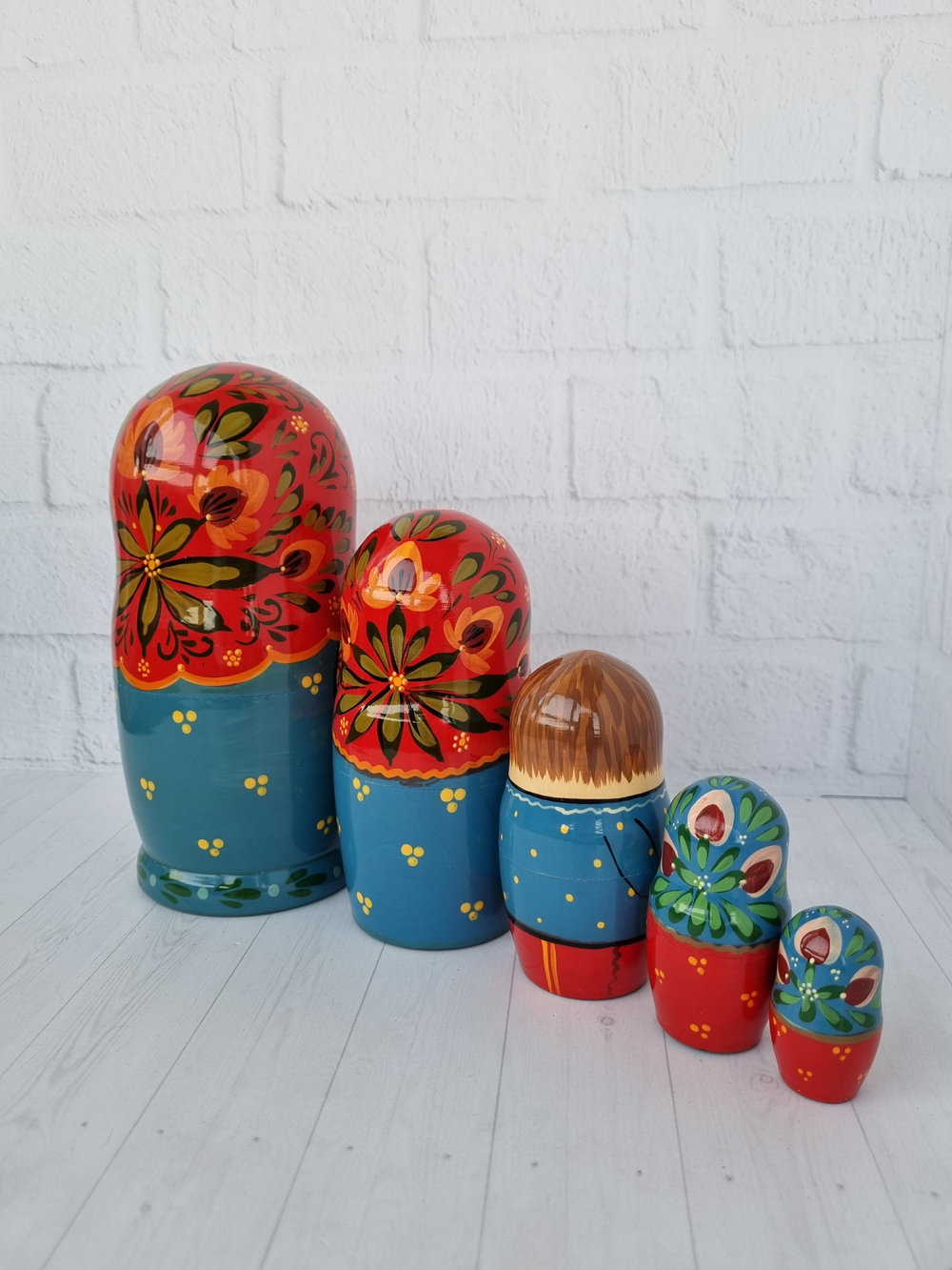 Матрешка "с курочкой" традиция 5мест