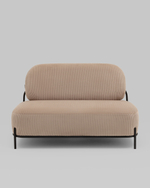 Диван Стоун велюр рельефный бежевый