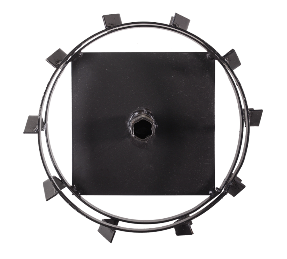Грунтозацеп с кронштейном для мотокультиватора HUTER GMC-7.0, GMC-7.5 (шестигранник 23 мм) (2 шт.)