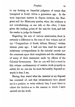 History of the emigrant Boers in South Africa. Or, The wanderings and wars of the emigrant farmers from their leaving the Cape colony microform | George McCall Theal
