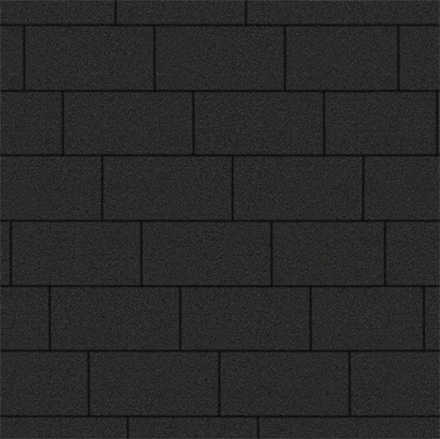 Тротуарная плитка ПРЯМОУГОЛЬНИК 300х150 мм - Гранит Черный