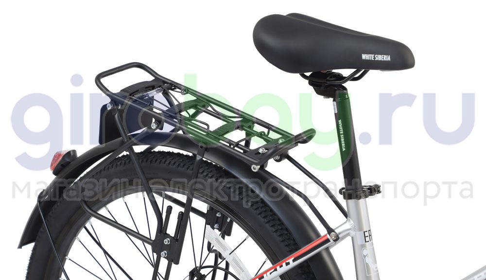 Электровелосипед WHITE SIBERIA CAMRY LIGHT 36V/11A 500W Snegir (Синий) фото 30 фото №31