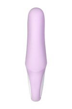 Сиреневый вибратор Satisfyer Vibes Charming Smile - 18,5 см.