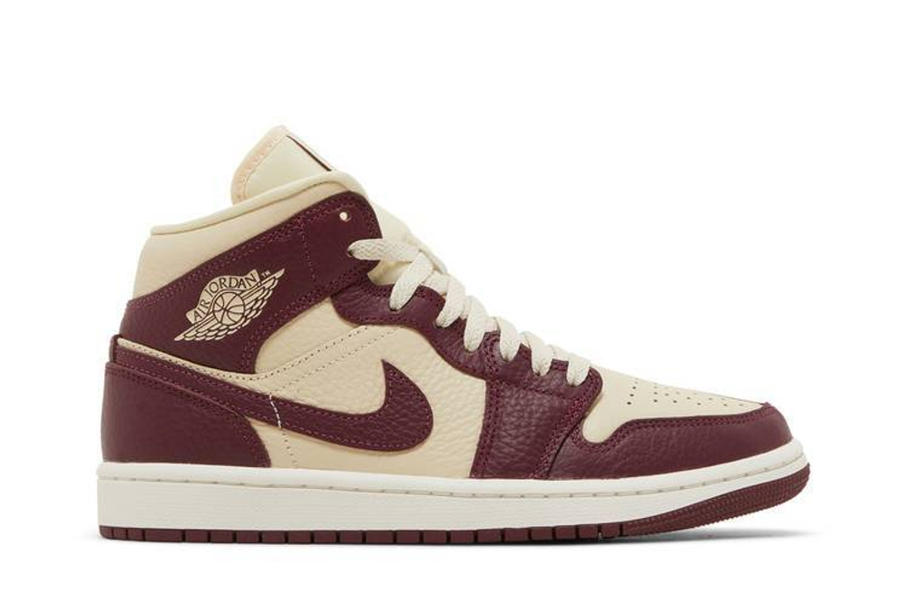 Кроссовки Jordan Air Jordan 1 Mid Se "Beach Cherrywood" (Женская размерная сетка)