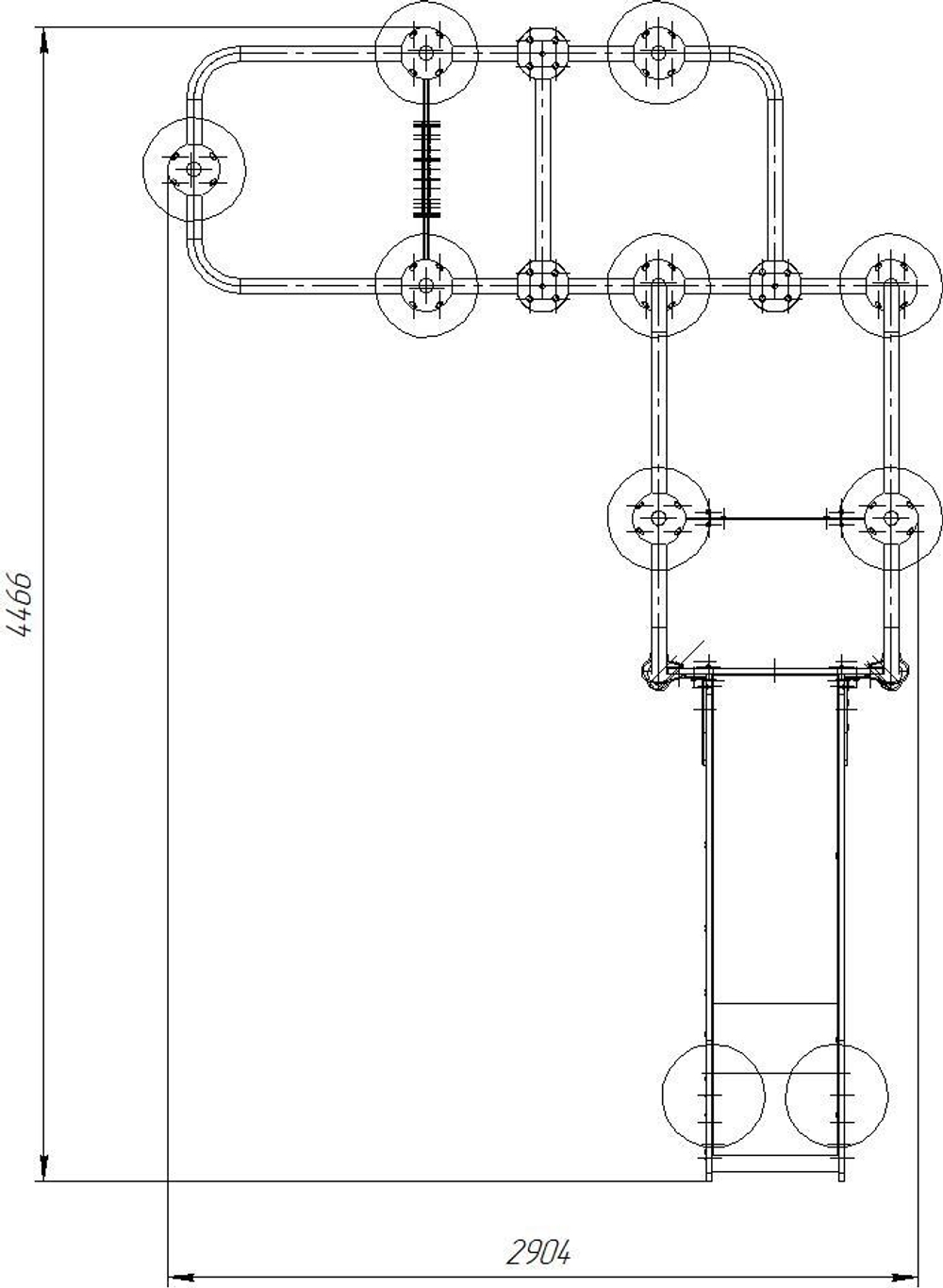 Детский спортивно-игровой комплекс с горкой серия "Сфера" Romana 057.16.00
