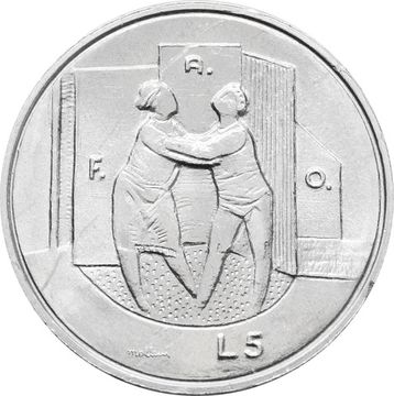 5 лир 1976 Сан-Марино, Республика