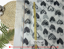 Сетка ТРИКОТАЖНАЯ сердечки