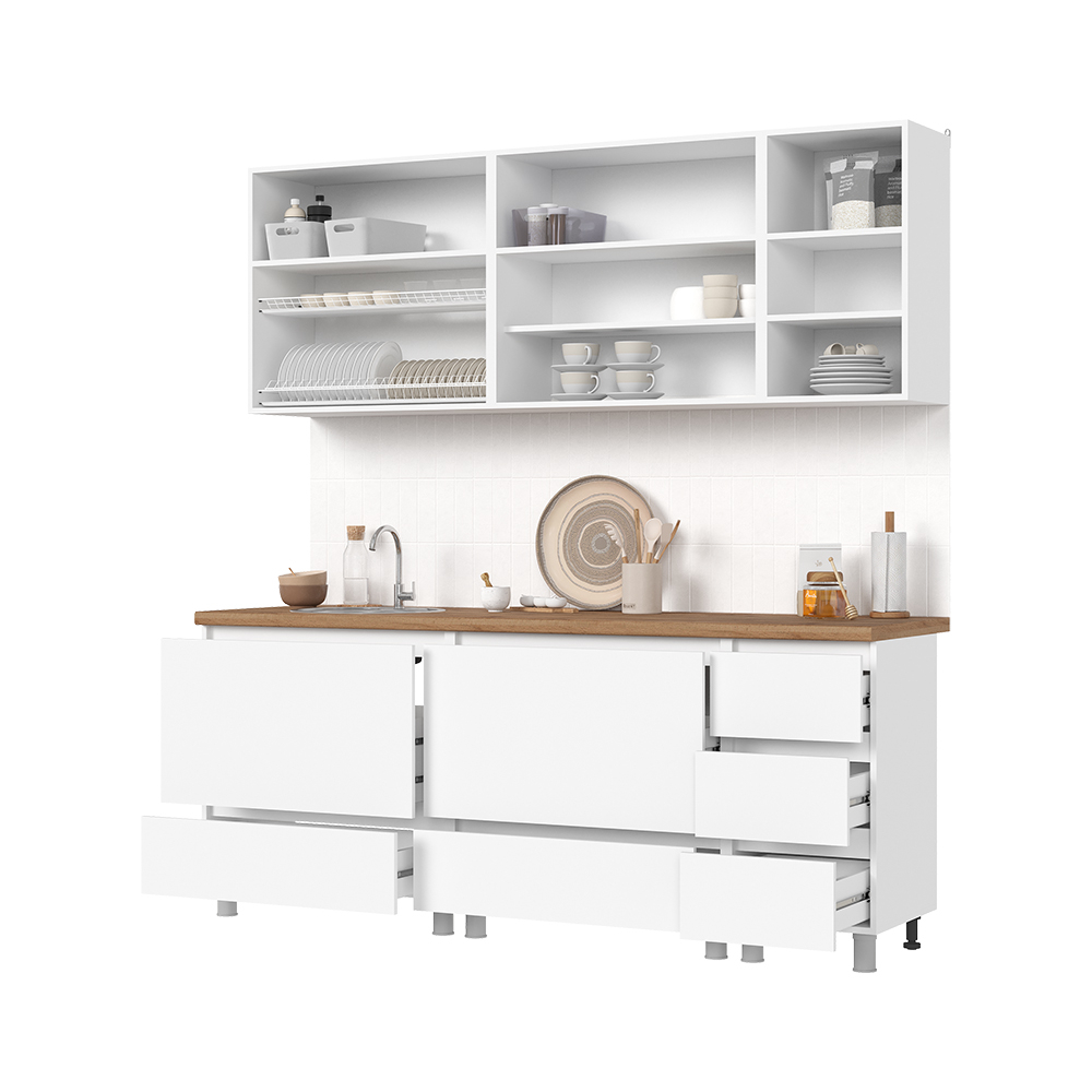 Кухня 2,0 Хелен Фасад МДФ с фрезеровкой