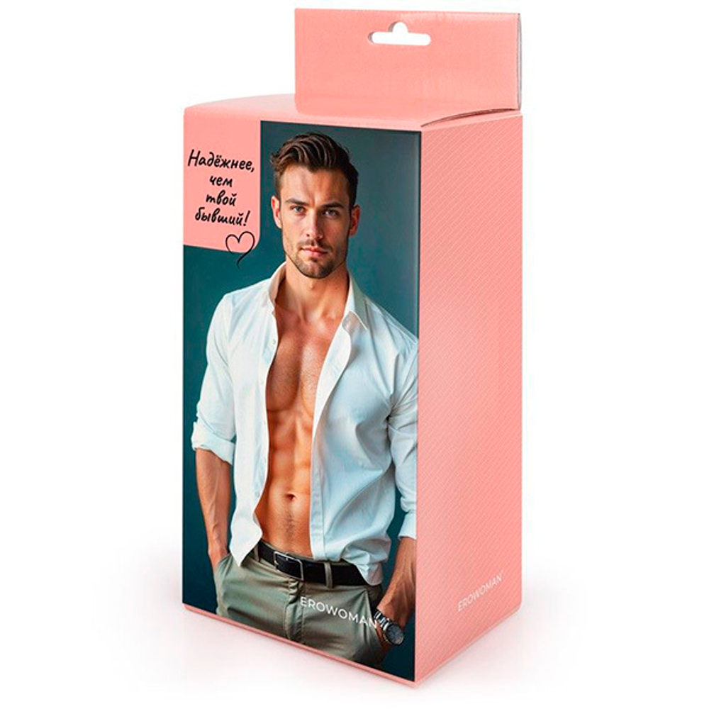 Телесный фаллоимитатор на присоске Bior Toys Erowoman-Eroman ER-30053 LE