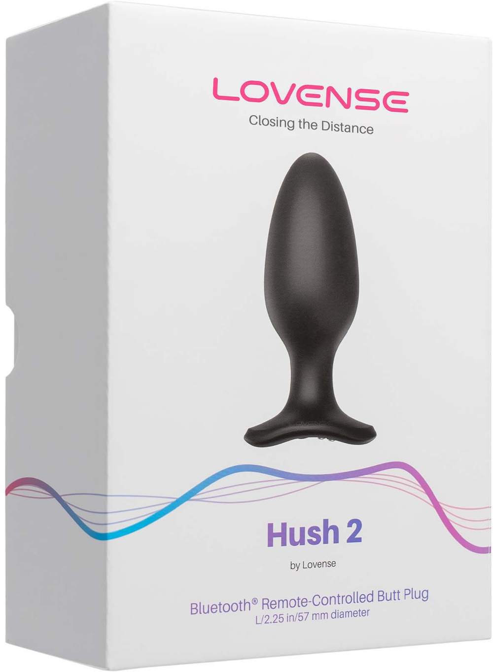 LOVENSE Hush 2 - Анальная пробка, (5,7 см.)