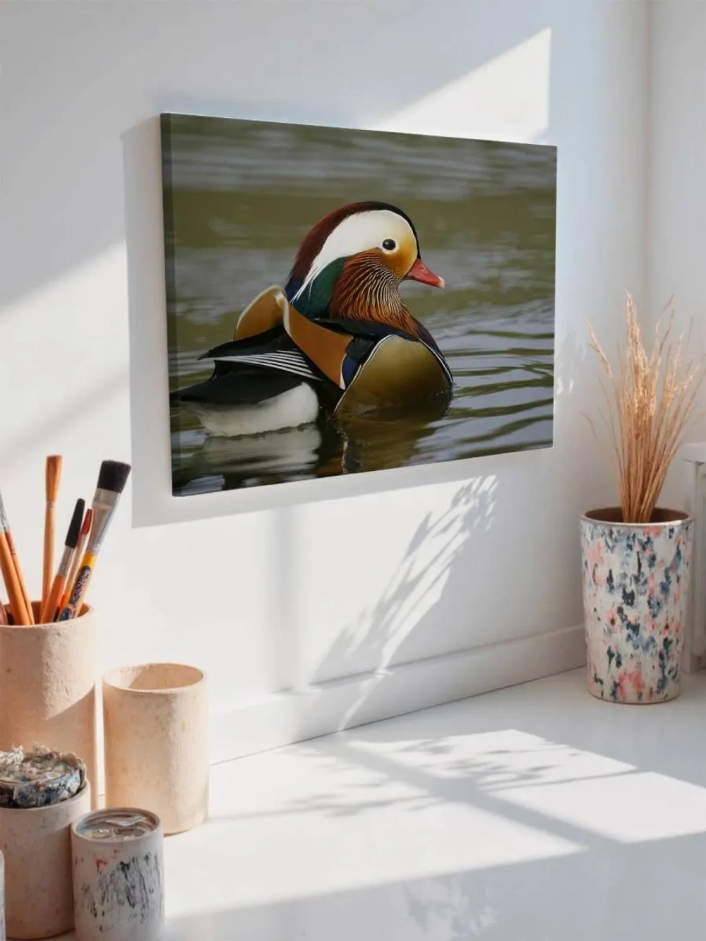 Картина на стену 40 X 50 Утка мандаринка