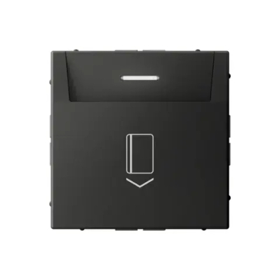 ARTGALLERY ВЫКЛЮЧАТЕЛЬ карточный 10А, без задержки времени, быстр.клемм., БАЗАЛЬТ