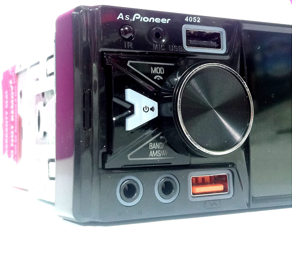 Автомагнитола MP3/MP4 AS.Pioneer 4052 BT/7Color/пульт