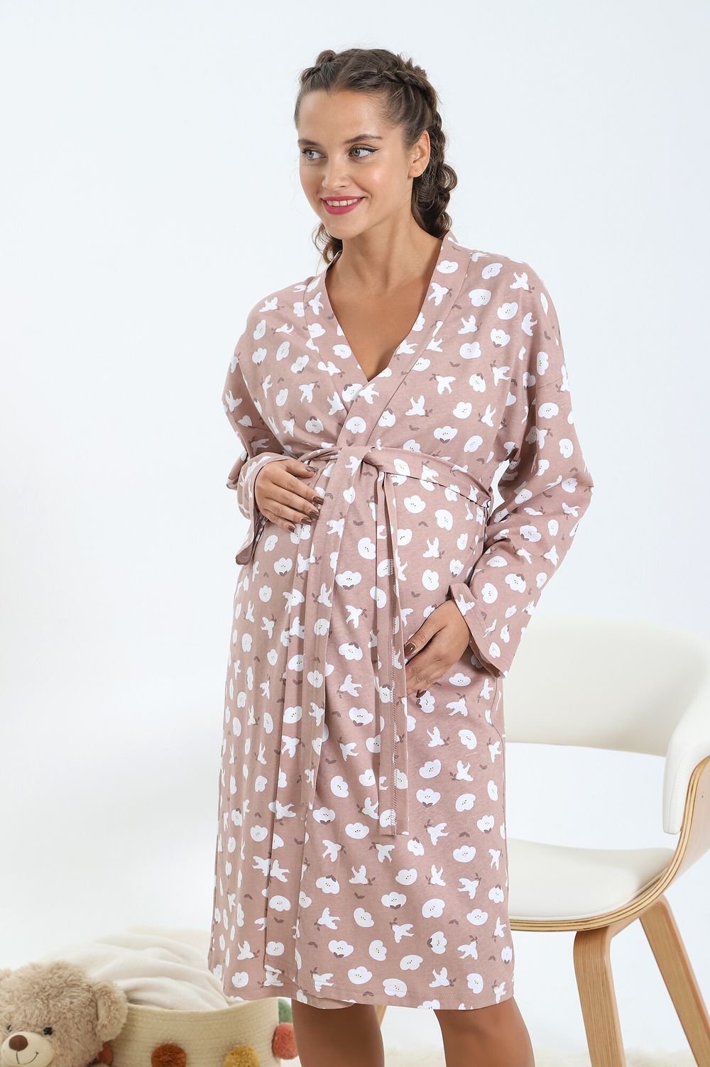 Халат женский Хлопушек-3 Виотекс РАЗНОЦВЕТНЫЙ