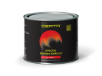 CERTA  Эмаль термостойкая антикоррозионная Черная (RAL 9004) 0,4кг (1200°С)