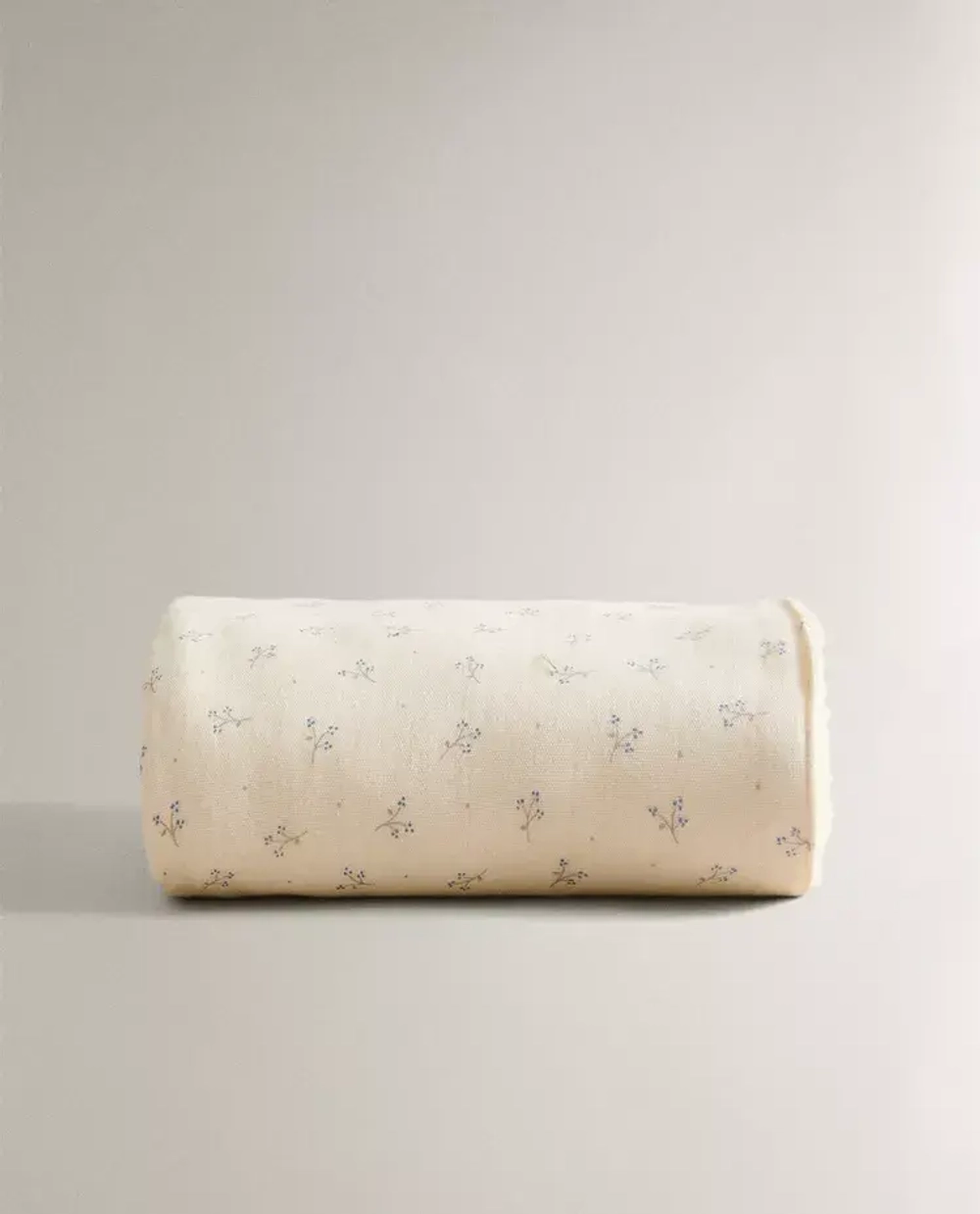 ZARA HOME ДЕТСКОЕ МЯГКОЕ ПОЛОТЕНЦЕ, ЖЕЛТОВАТО-БЕЛЫЙ