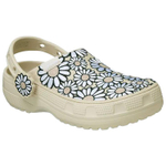 Crocs Classic Light Walk Daisy Clogs Women"s Beige