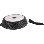 Сковорода глубокая 26см со съемной ручкой и стекл. крышкой «Грация» (черный/серебро) сгчс262а