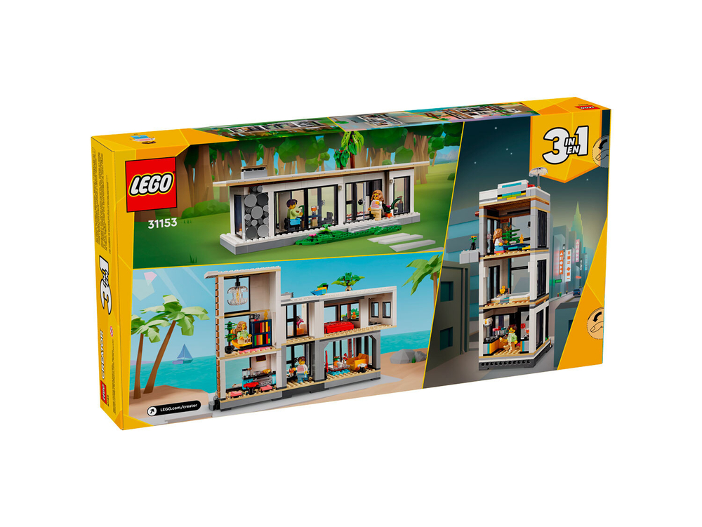 LEGO Creator 31153 — современный дом 3-в-1, модульный конструктор