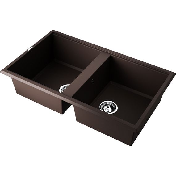 Мойка Omoikiri Tedori 86-2-DC Tetogranit/темный шоколад